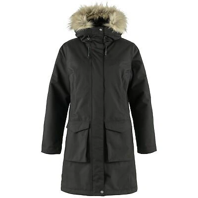 Pre-owned Fjall Raven Fjallraven Nuuk Lite Parka Women's Jacket, Black, X-large