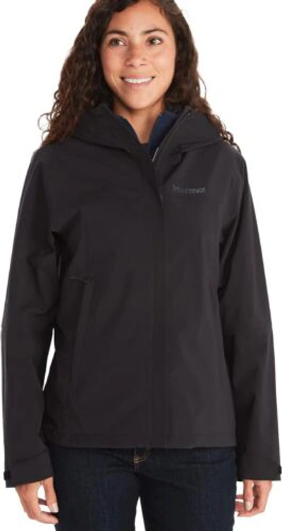 Pre-owned Marmot Women's Precip Eco Pro Jacket In Black