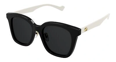 Pre-owned Gucci Sunglasses Gg1000sk 003 Black Grey Woman In Gray