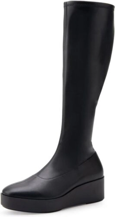 Pre-owned Aerosoles Women's Cecina Knee High Boot In Black