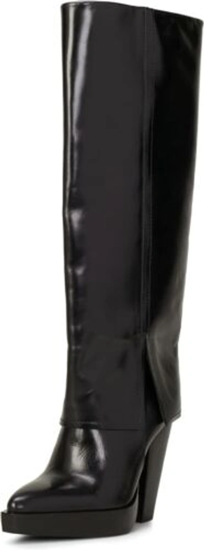 Pre-owned Vince Camuto Women's Nanfala Knee High Boot In Black