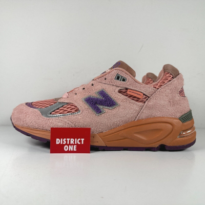 Pre-owned New Balance Salehe Bembury X Balance 990 V2 Made In Usa Sand Be The Time - M990sb2 In Pink