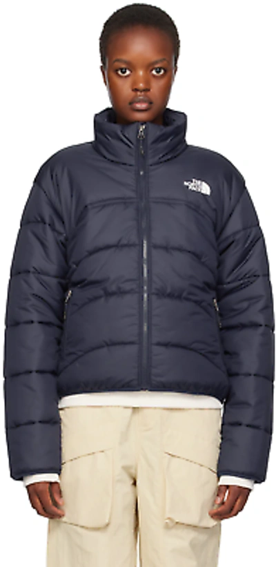 Pre-owned Ssense Navy 2000 Retro Nuptse Down Jacket By The North Face ...