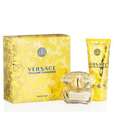 Versace Yellow Diamond By  Travel Set (w)