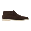 Scarosso Leonardo Ankle Boots In Brown