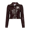 Courrèges Courreges Reedition Reedition Vinyl Jkt In Burgundy