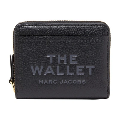 Marc Jacobs The Mini Compact Wallet In Black