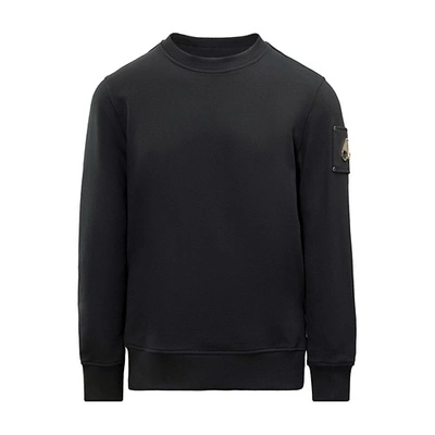 Hartsfield Mens Crew Neck Sweatshirt In Black from Moose Knuckles