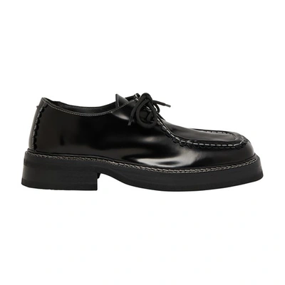 Eytys Akeem Leather Black Derbies