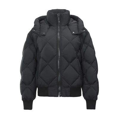 Moose Knuckles Flightweight Quilted Recycled-nylon-down Jacket In Black