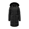 Moose Knuckles Onyx Causapscal Shearling Trim Down Parka In Noir_mouton_noir