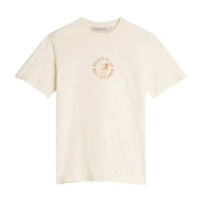 Golden Goose T-shirt In Heritage_white_malt_ball