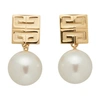 GIVENCHY 4G PEARL EARRINGS