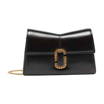 Marc Jacobs The Chain Wallet Bag In Black