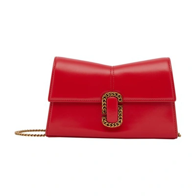 Marc Jacobs The Chain Wallet Bag In True_red