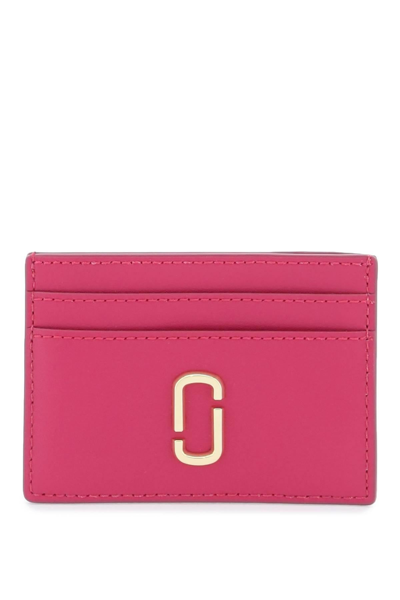 Marc Jacobs The J Marc Card Case In Pink & Purple