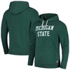 HOMEFIELD HOMEFIELD HEATHER GREEN MICHIGAN STATE SPARTANS CLASSIC TRI-BLEND PULLOVER HOODIE