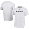 UNDER ARMOUR UNDER ARMOUR WHITE AUBURN TIGERS 2022 SIDELINE FOOTBALL PERFORMANCE COTTON T-SHIRT