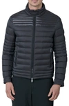 THE RECYCLED PLANET COMPANY EMORY WATER RESISTANT DOWN RECYCLED NYLON PUFFER JACKET