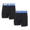 CONCEPTS SPORT CONCEPTS SPORT INDIANAPOLIS COLTS GAUGE KNIT BOXER BRIEF TWO-PACK