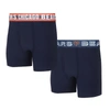 CONCEPTS SPORT CONCEPTS SPORT CHICAGO BEARS GAUGE KNIT BOXER BRIEF TWO-PACK