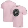 MITCHELL & NESS MITCHELL & NESS PINK INTER MIAMI CF TEAM TRIO LOCKUP T-SHIRT