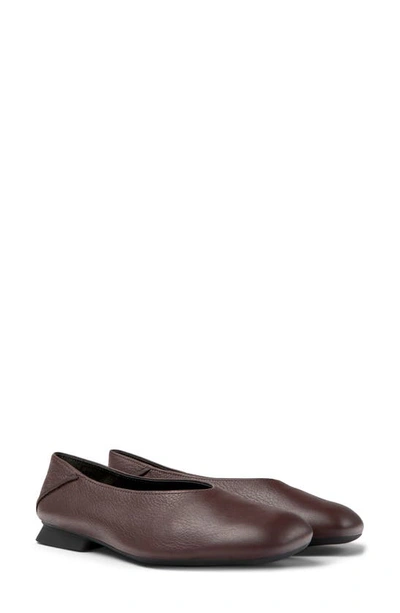 Camper Woman Ballet Flats Dark Brown Size 11 Soft Leather