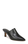 Vince Women's Penelope Leather Pointed Toe Mules In Black