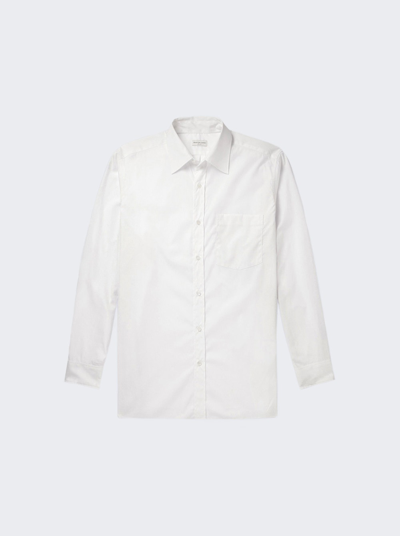 Dries Van Noten Corbino Long Sleeve Shirt In White