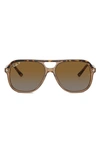 Ray Ban Ray-ban Kids' Bill Junior 52mm Gradient Square Sunglasses In Brown Grad