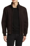 THEORY MARCO GENUINE SHEARLING JACKET