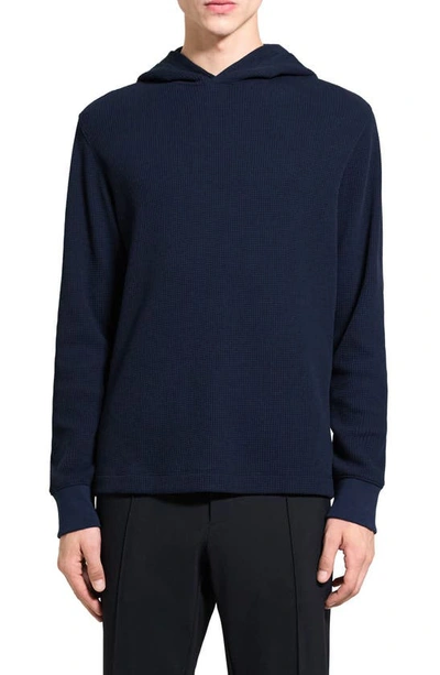 Theory Hilles Hoodie In Cashmere In Baltic
