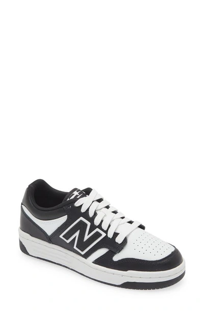 New Balance Kids' 480 Trainer In White/black