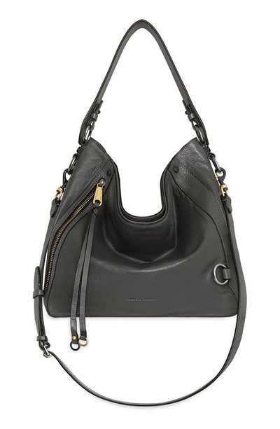 Rebecca Minkoff Mab Leather Hobo Bag In Elephant