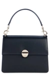 Chloé Penelope Structured Leather Shoulder Bag In Black 001