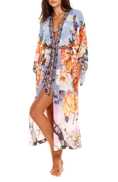 Agua Bendita Debra Numen Kimono Coverup In Multi