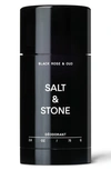SALT & STONE BLACK ROSE & OUD DEODORANT, 2.6 OZ