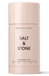 Salt & Stone Bergamot & Hinoki Aluminum-free Clear Gel Deodorant For Sensitive Skin 2.6 oz