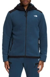 The North Face Alpine Polartec 200 Full Zip Jacket In Shady Blue,tnf Black