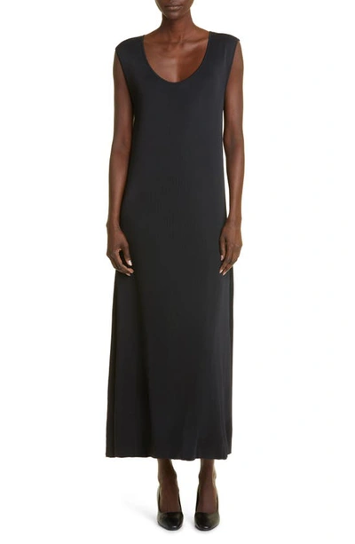 The Row Eby Jersey Maxi Dress In Black