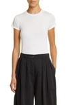 The Row Women's Tommy Cotton Crop T-shirt In Off White