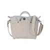 HANDED BY PALE GREY DASH CROSSBODY BAG WITH ZIP