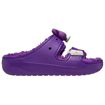 Crocs Womens  Mcdonalds X Lined Cozy Sandal In Purple/purple