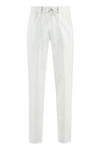 Hugo Boss Drawstring-waist Trousers In Ivory
