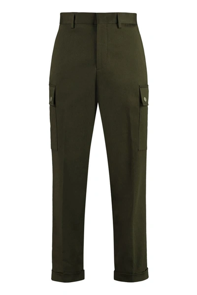 Etro Cotton Cargo-trousers In Green