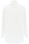 AMI ALEXANDRE MATTIUSSI AMI ALEXANDRE MATIUSSI OVERSIZED POPLIN SHIRT MEN