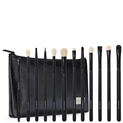 Morphe Eye Obsessed 12-piece Eye Brush Collection + Bag In White