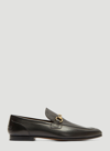 GUCCI GUCCI MEN JORDAAN LEATHER LOAFERS