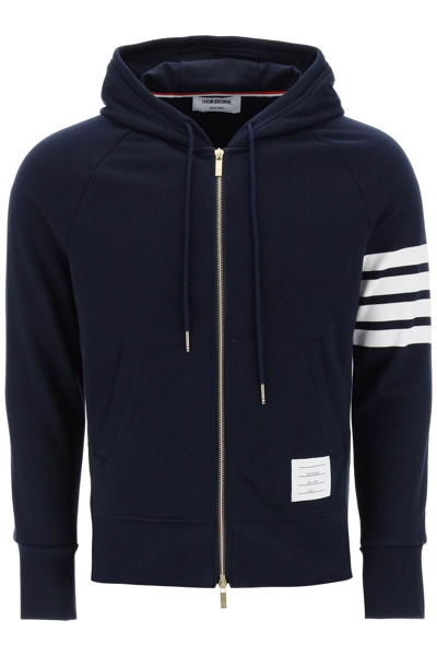 THOM BROWNE THOM BROWNE 4-BAR ZIP-UP HOODIE MEN