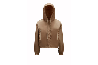 Pre-owned Moncler Vernois Hooded Jacket Khaki